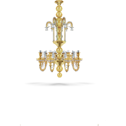 polijelej-lusteri mesingan