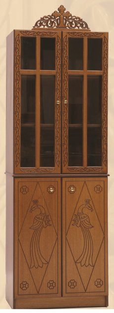 Učitaj sliku u galeriju, Duborezni ormar - vitrina
