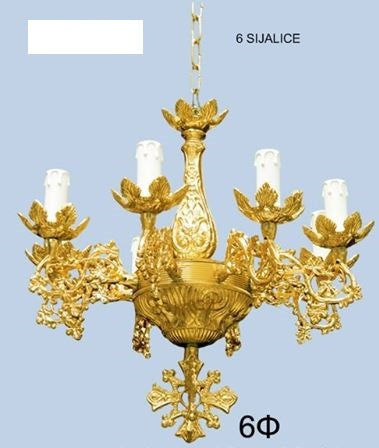 lusteri-polijelej aluminski