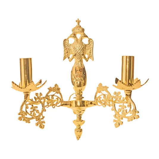 Zidne lampe mesingane