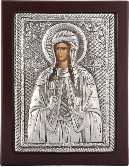 Ikone oblozene srebrom - crna, posrebrenje