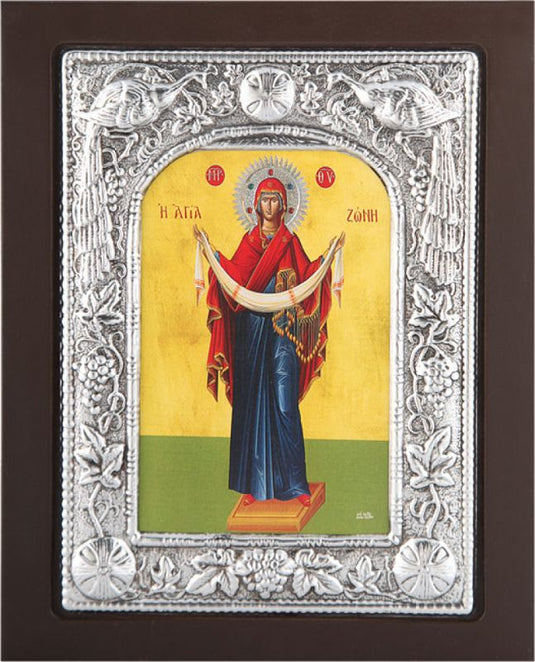 Ikone oblozene srebrom - crna, posrebrenje