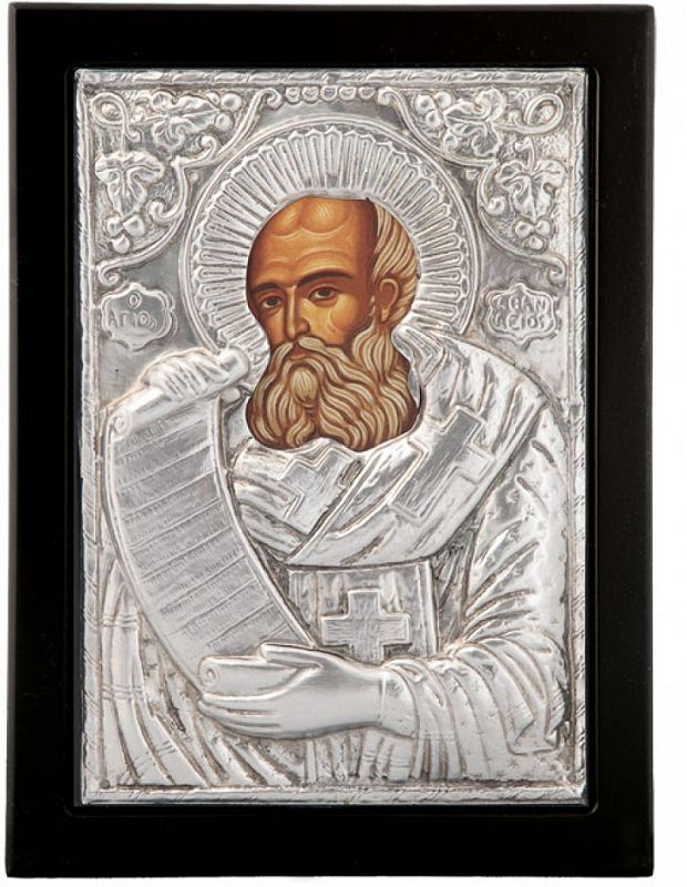 Učitaj sliku u galeriju, Ikone oblozene srebrom - crna, posrebrenje
