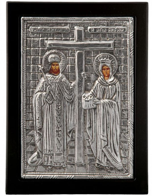 Ikone oblozene srebrom - crna, posrebrenje