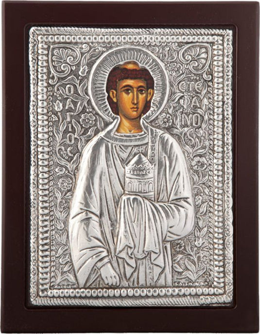 Ikone oblozene srebrom - crna, posrebrenje