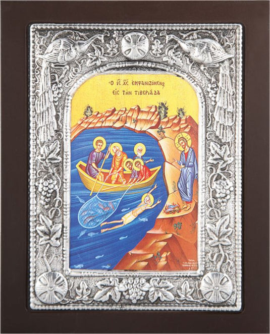 Ikone oblozene srebrom - crna, posrebrenje