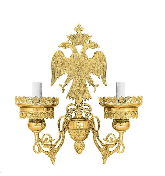 Zidne lampe mesingane