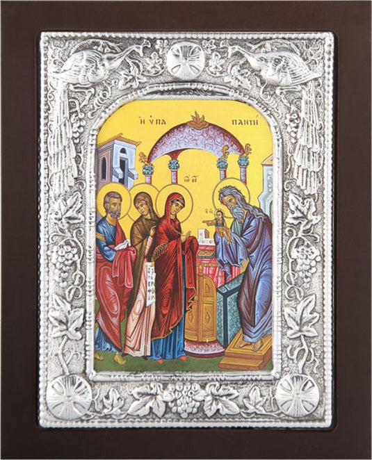 Ikone oblozene srebrom - crna, posrebrenje